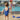 Girls One Piece Crinkle Swimsuit - Electric - Golden Child