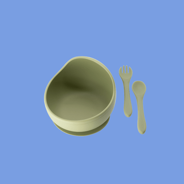3 - piece Silicone Children’s Feeding Set - Golden Child