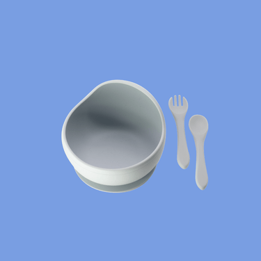 3 - piece Silicone Children’s Feeding Set - Golden Child