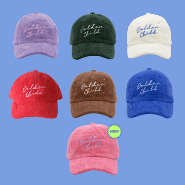 Bundle & Save GC Terry Towelling Caps - Golden Child
