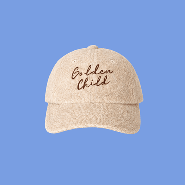 Children's Terry Towelling Cap - Sand - Golden Child