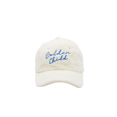 Children's Terry Towelling Cap - White - Golden Child