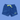 Galaxy Cord Shorts  - Electric Blue & Lime