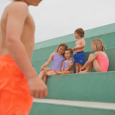 Golden Child Boardies - Fluro Orange & Electric - Golden Child