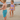 Golden Child Boardies - Seafoam and Pink - Golden Child