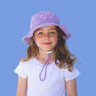 Golden Child Endless Summer Brimmed Terry Hat - Lilac - Golden Child