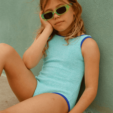 Golden Child Fluro Crinkle One Piece - Mint - Golden Child