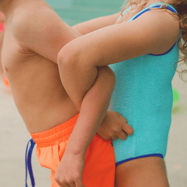 Golden Child Fluro Crinkle One Piece - Mint - Golden Child