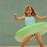 Golden Child Fluro Crinkle One Piece - Mint - Golden Child