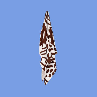 Golden Child Holiday Patterned Baby Muslin Wrap - Chocolate & Milk - Golden Child