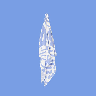 Golden Child Holiday Patterned Baby Swaddle - Golden Blue - Golden Child