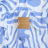 Golden Child Holiday Patterned Baby Swaddle - Golden Blue - Golden Child