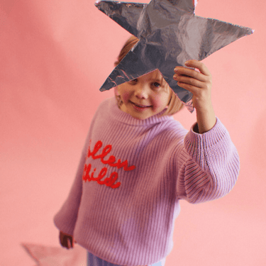 Golden Child Signature Knit - Lilac & Orange - Golden Child