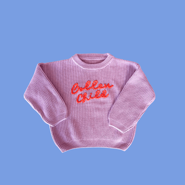 Golden Child Signature Knit - Lilac & Orange - Golden Child