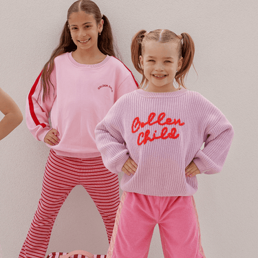 Golden Child Signature Knit - Lilac & Orange - Golden Child