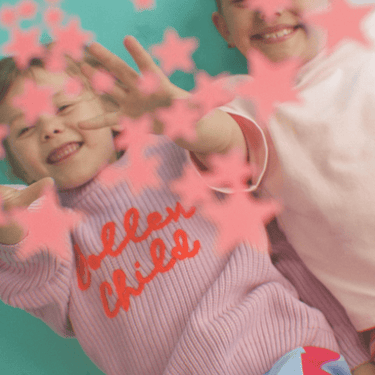 Golden Child Signature Knit - Lilac & Orange - Golden Child