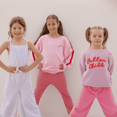 Golden Child Signature Knit - Lilac & Orange - Golden Child