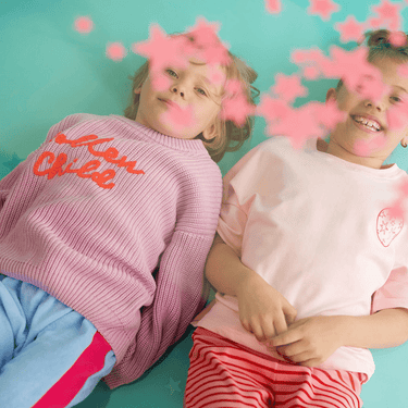 Golden Child Signature Knit - Lilac & Orange - Golden Child