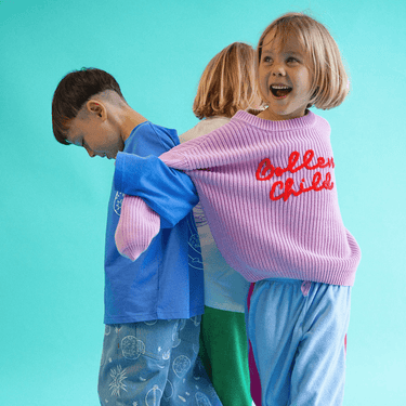 Golden Child Signature Knit - Lilac & Orange - Golden Child