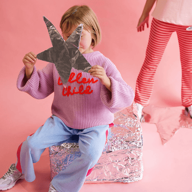 Golden Child Signature Knit - Lilac & Orange - Golden Child