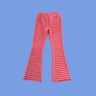 Golden Child Solar Flare Pants - Pink and red stripe - Golden Child
