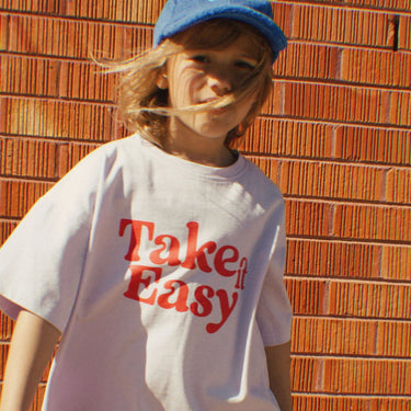 Golden Child Take It Easy Short Sleeve Children's T-shirt - Violet - Golden Child