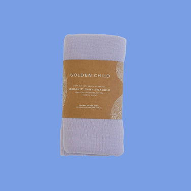 Organic Cotton Gauze Baby Swaddle - Golden Child