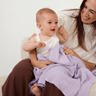 Organic Cotton Rainbow Speckled Baby Blanket - Lilac - Golden Child