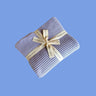 Organic Cotton Ribbed Knitted Baby Blanket - Golden Child