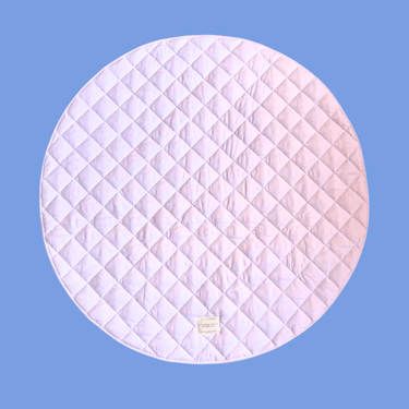 Quilted Linen Baby Play Mat - Golden Child