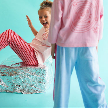 Sky Runner Terry Pants - Sky Blue - Golden Child