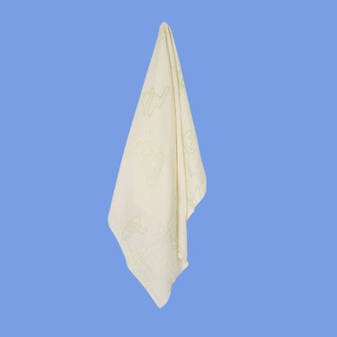 The Laze Organic Cotton Baby Swaddle - Milk - Golden Child